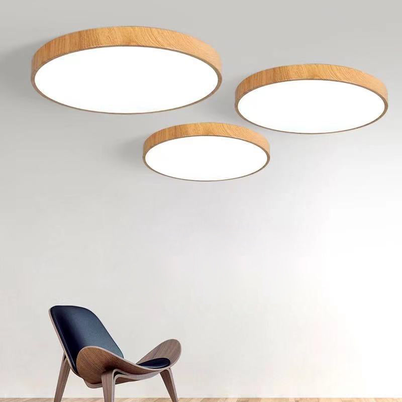 Nordic Round Iron LED Flush Mount Ceiling Light