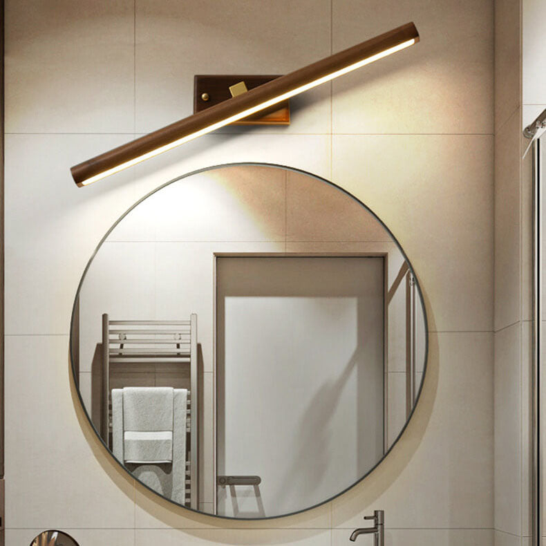 Minimalist Cylinder Copper LED Vanity Light