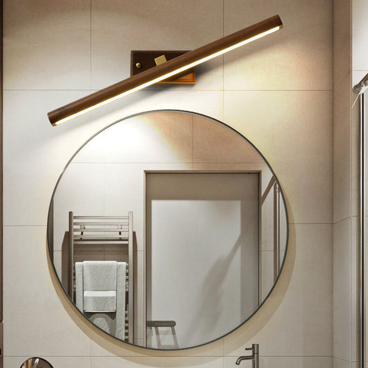 Minimalist Cylinder Copper LED Vanity Light