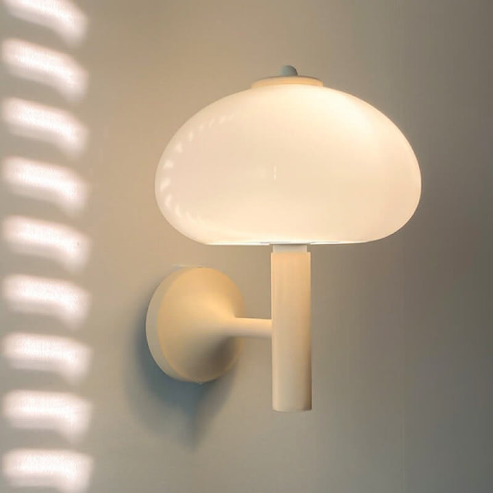 Contemporary Dome Glass Wall Sconce