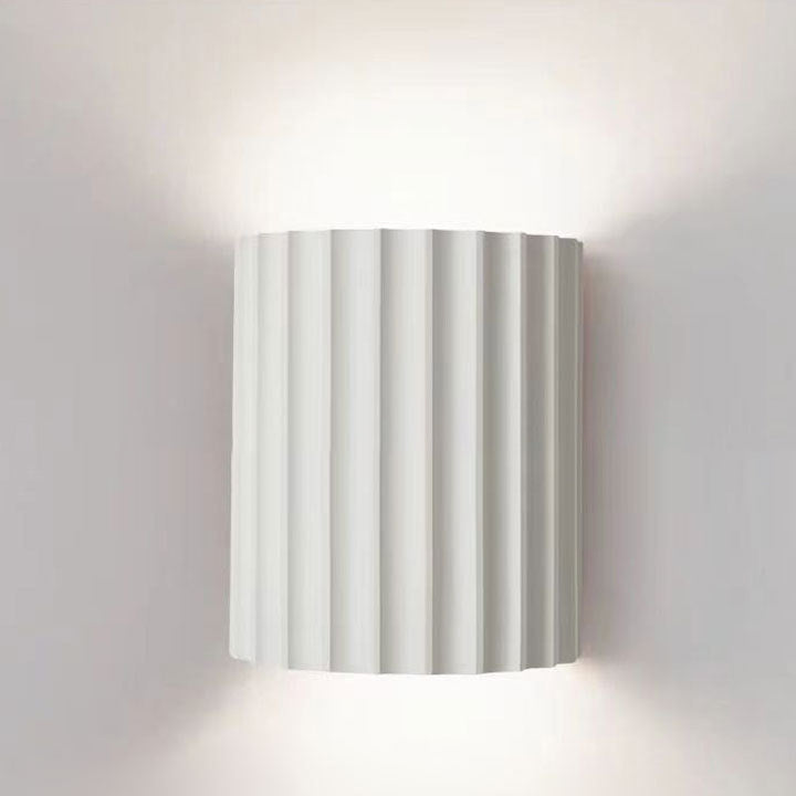 Nordic Column Resin 2-Light Wall Sconce