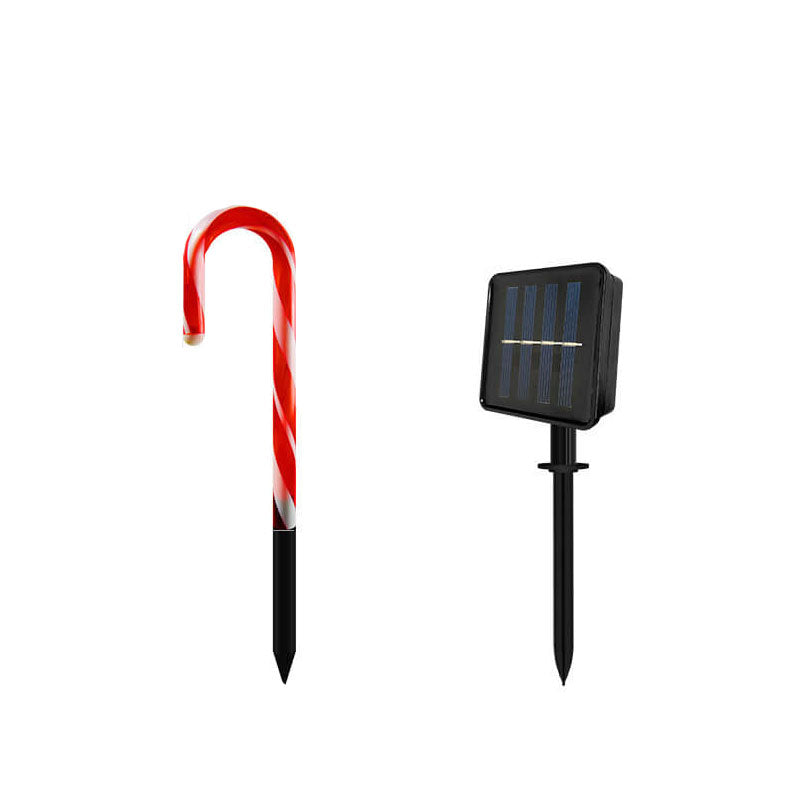 Solar Candy Cane LED Lawn Light