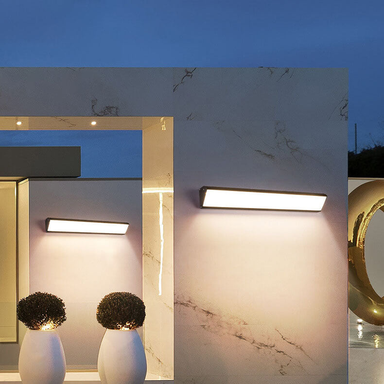 Minimalist Aluminum Waterproof LED Wall Sconce