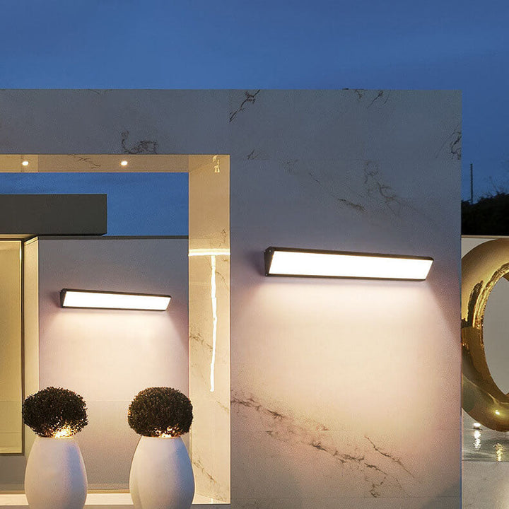 Minimalist Aluminum Waterproof LED Wall Sconce