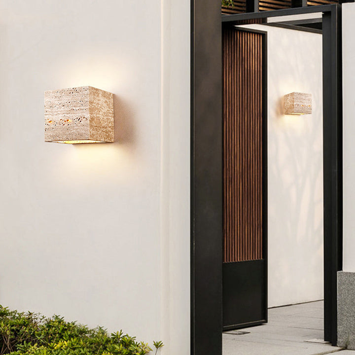 Traditional Square Waterproof LED Wall Sconce