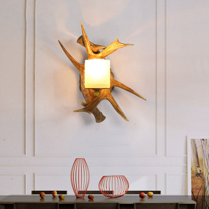 Retro Modern Glass Wall Sconce