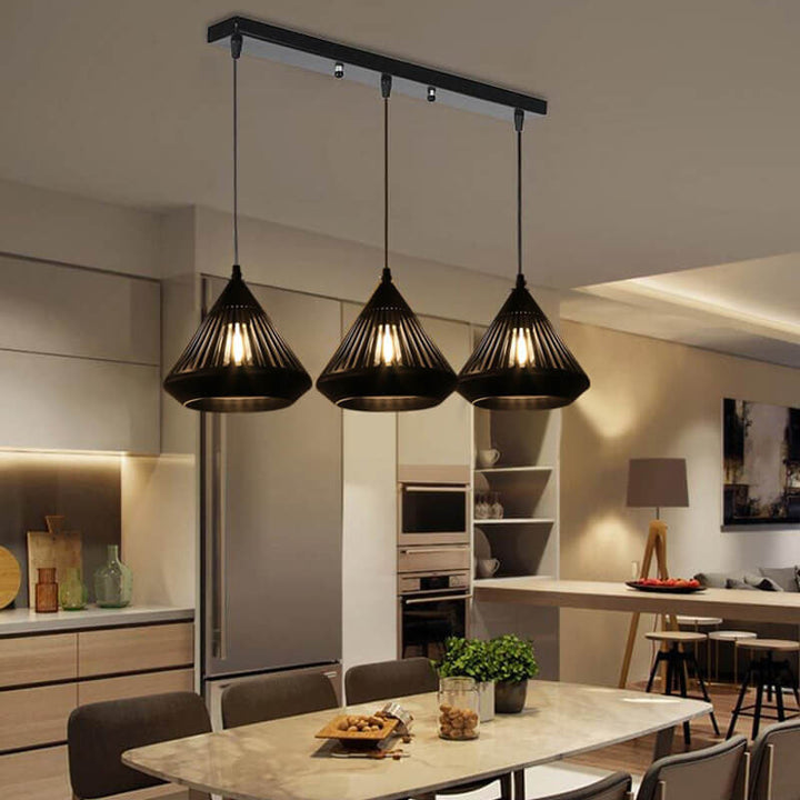 Minimalist Iron 3-Light Chandelier
