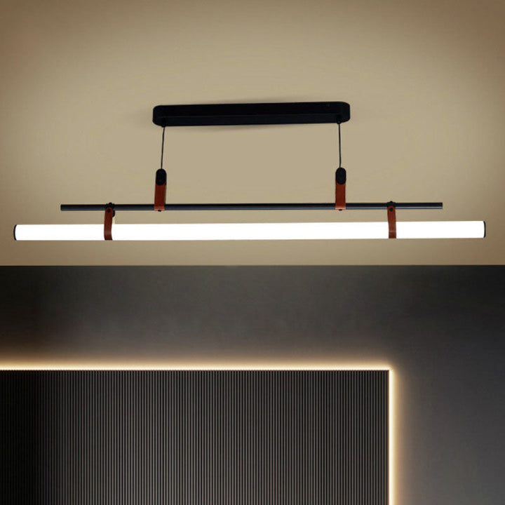 Minimalist Leather LED Chandelier