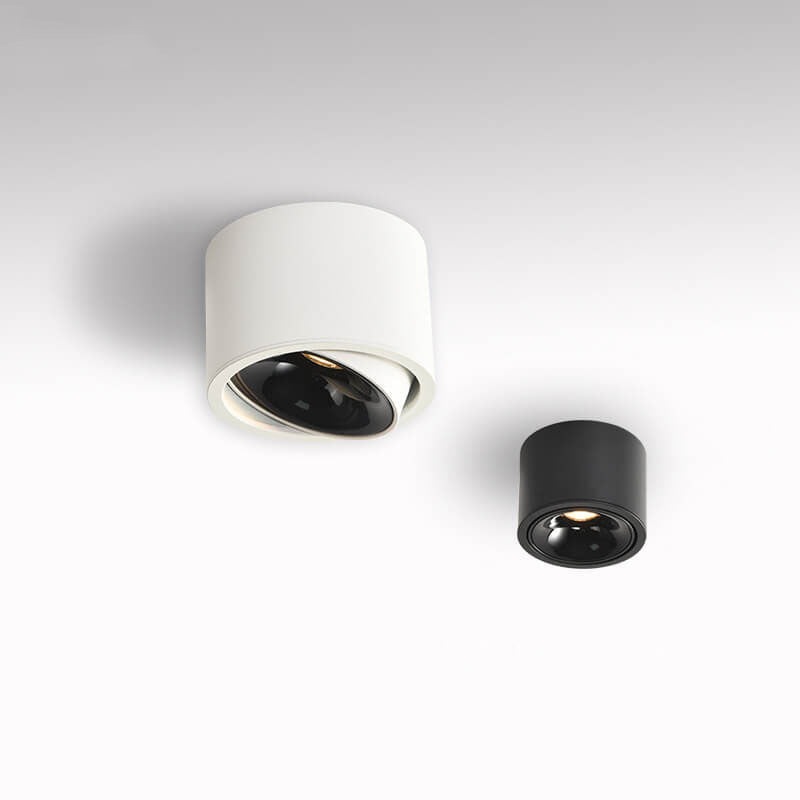 Minimalist Round Aluminum LED Flush Mount Ceiling Light