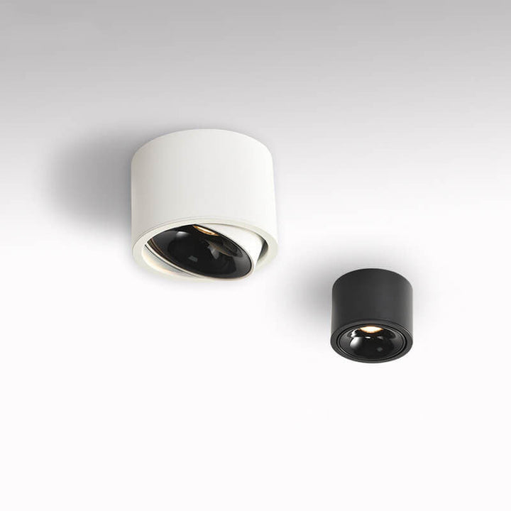 Minimalist Round Aluminum LED Flush Mount Ceiling Light