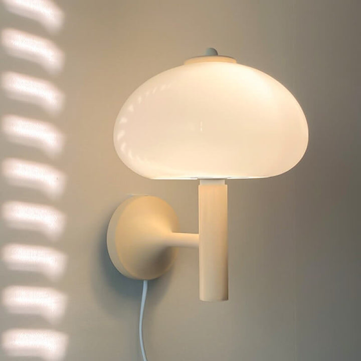 Contemporary Dome Glass Wall Sconce