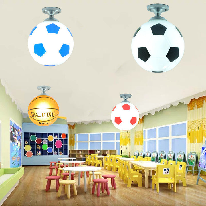 Creative Glass Semi-Flush Ceiling Light