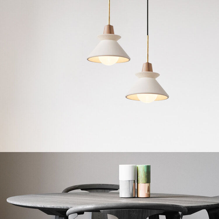 White Minimalist Pendant Light
