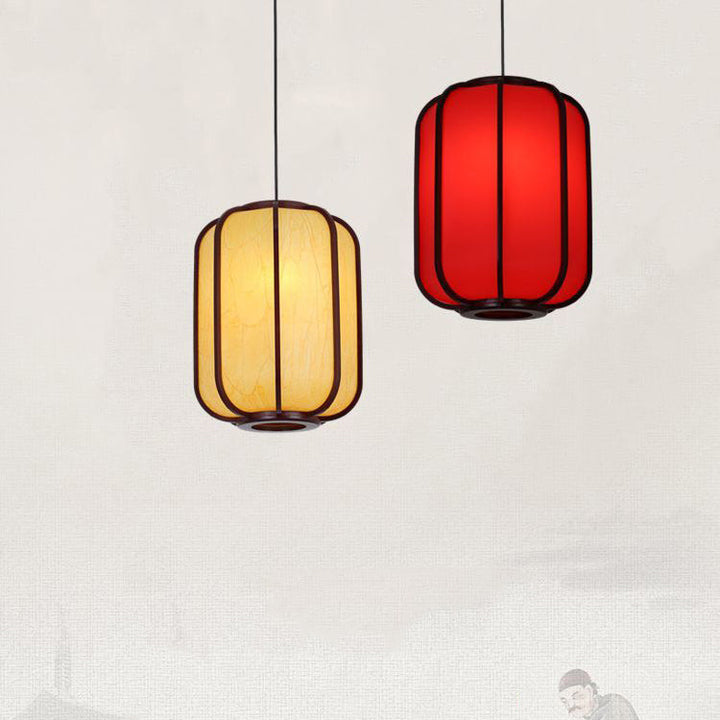 Traditional Lantern Wooden Pendant Light