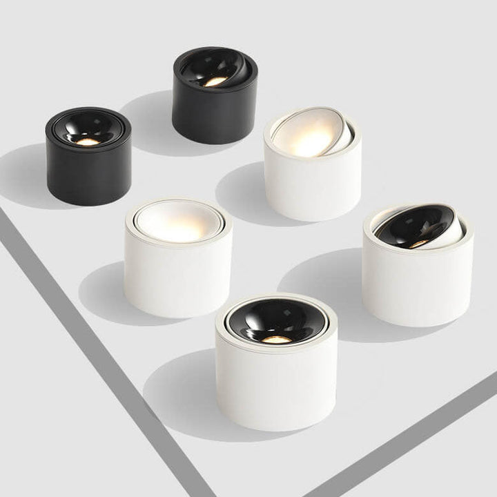 Minimalist Round Aluminum LED Flush Mount Ceiling Light