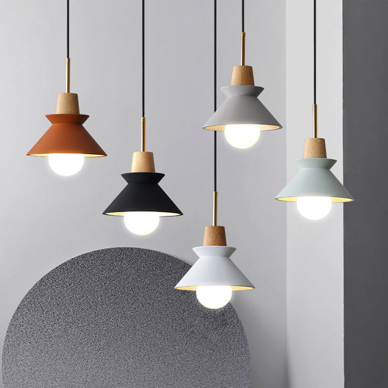 Minimalist Wood Pendant Light