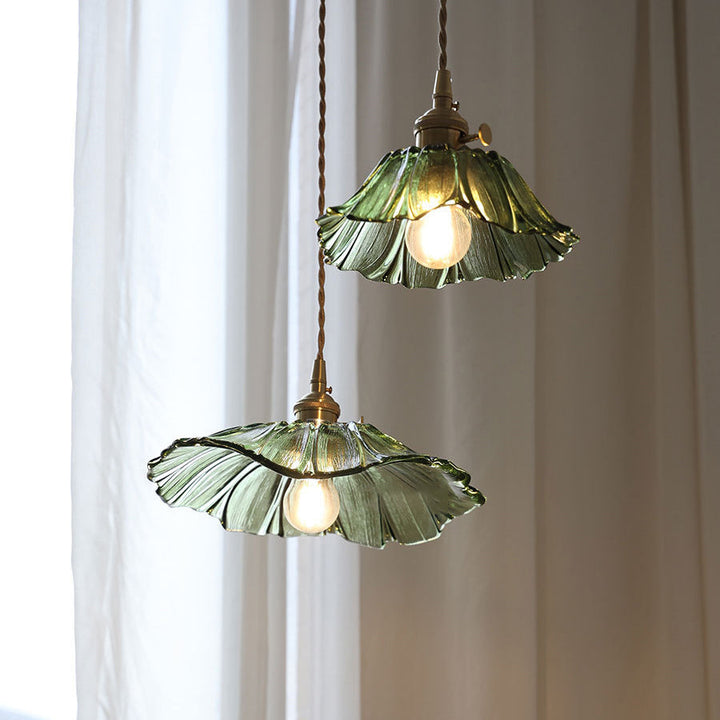 Art Deco Copper Pendant Light