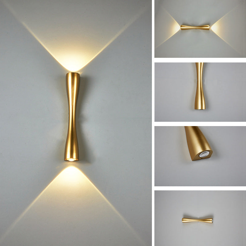 Long Modern 2-Light LED Wall Sconce