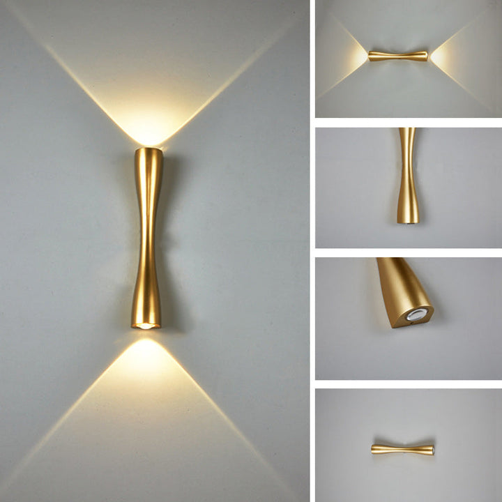 Long Modern 2-Light LED Wall Sconce