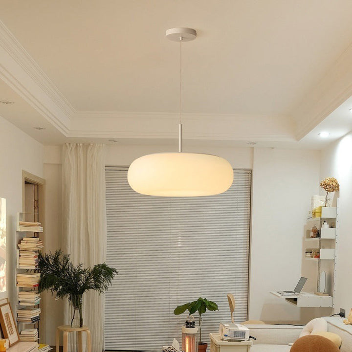 Minimalist Oval Iron LED Pendant Light