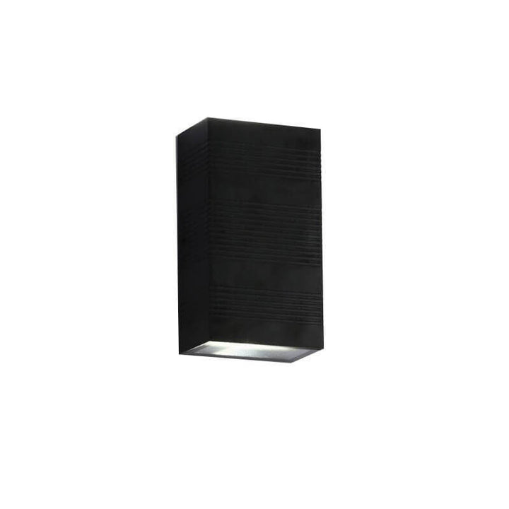 Modern Rectangular Aluminum Waterproof LED Wall Sconce