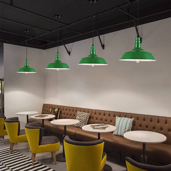 Industrial Dome Iron Pendant Light
