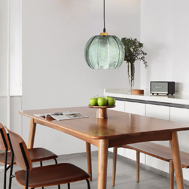 Contemporary Leaf Glass Pendant Light