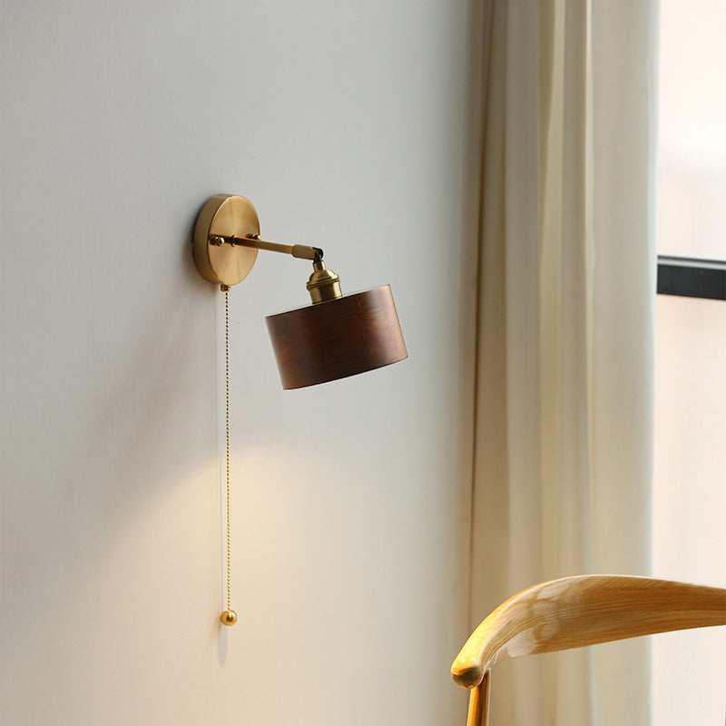 Nordic Round Copper Wall Sconce