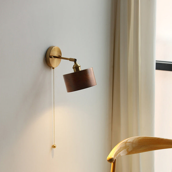 Nordic Round Copper Wall Sconce