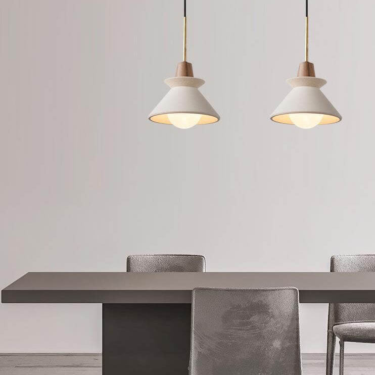 White Minimalist Pendant Light