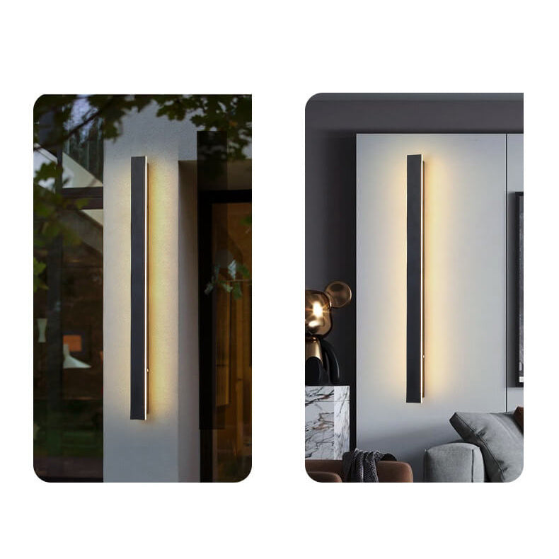 Retro Rectangular Waterproof LED Wall Sconce
