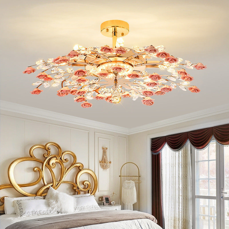 Modern Ceramic 8-Light Chandelier