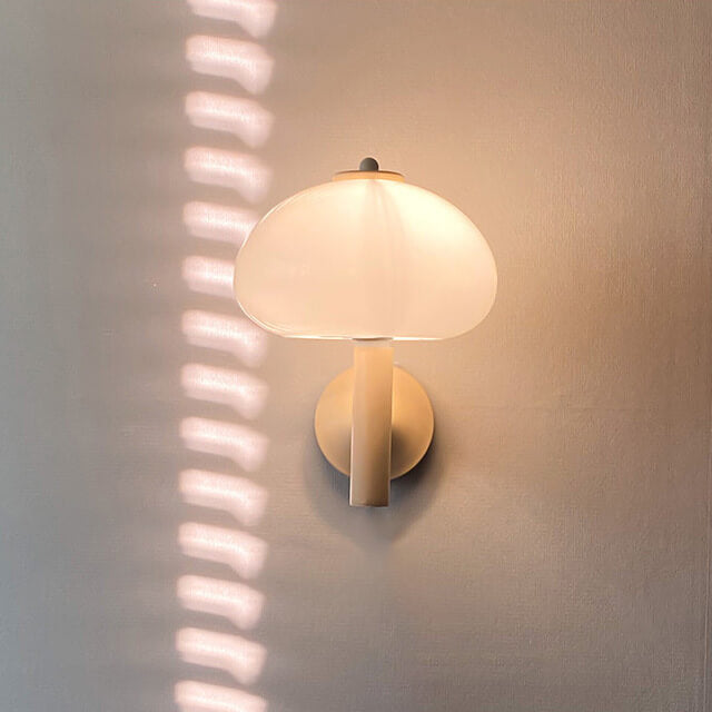 Contemporary Dome Glass Wall Sconce