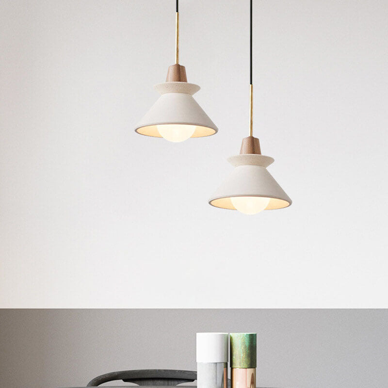 White Minimalist Pendant Light