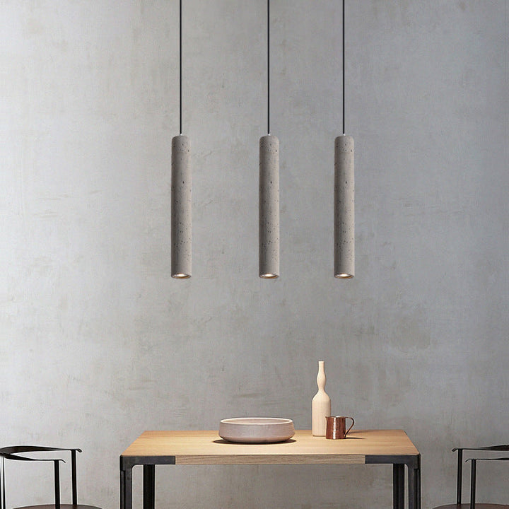 Contemporary Cylindrical Pendant Light
