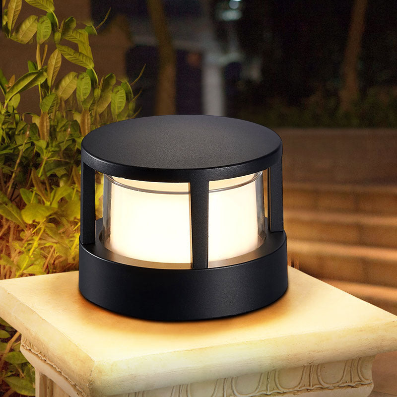 Industrial Cylinder Aluminum Waterproof LED Garden Light
