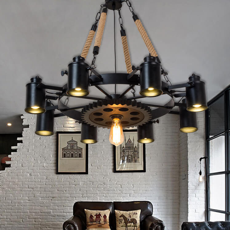 Contemporary 11-Light Chandelier