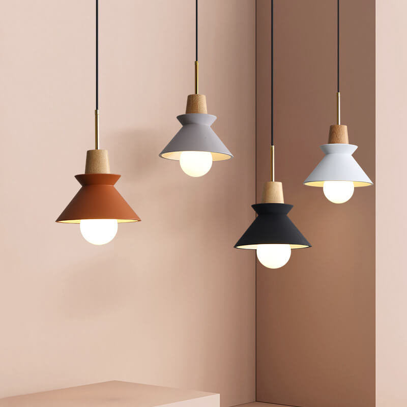 Minimalist Wood Pendant Light
