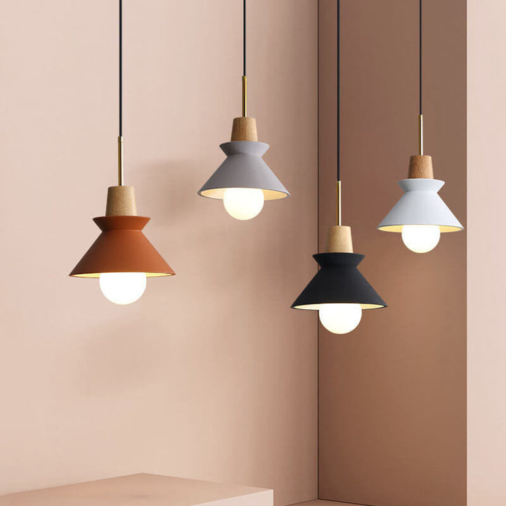 Minimalist Wood Pendant Light