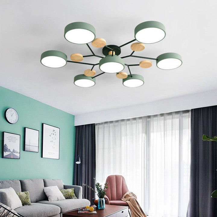 Nordic Molecule LED Semi-Flush Ceiling Light
