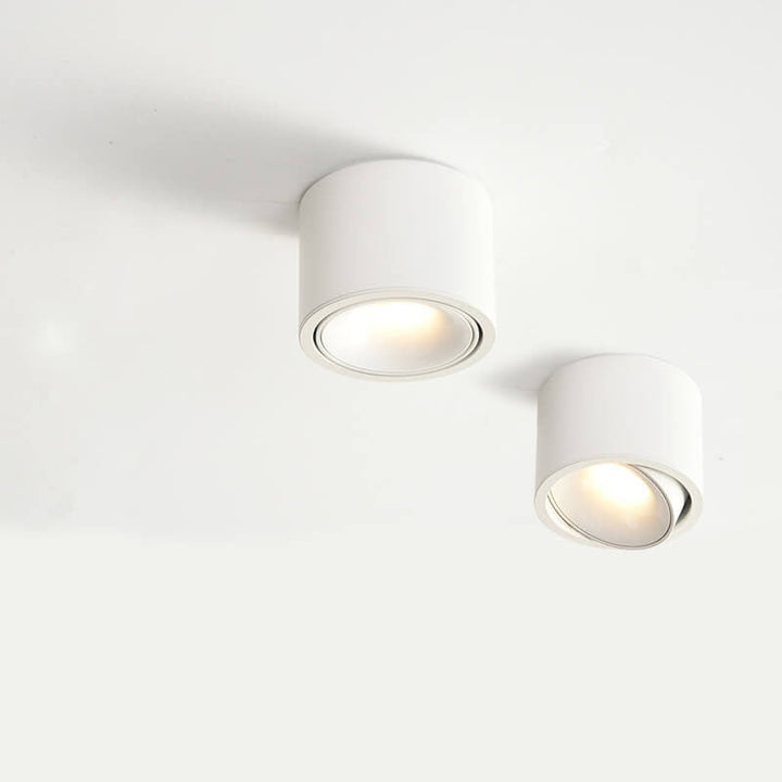 Minimalist Round Aluminum LED Flush Mount Ceiling Light