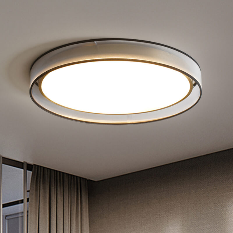 Contemporary Round Acrylic LED Flush Mount Ceiling Light 3