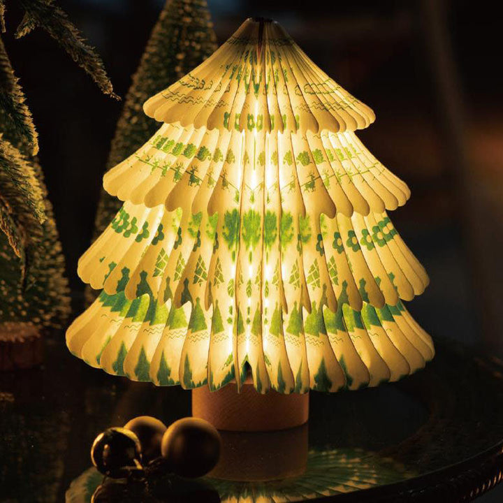 Foldable Christmas Tree Night Light