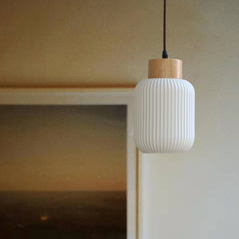 Nordic Cylindrical Ceramic Pendant Light