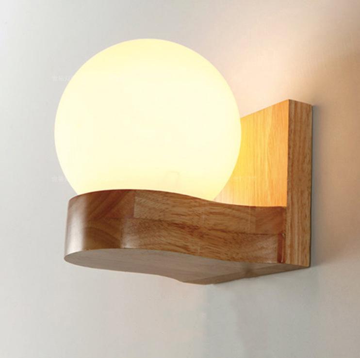 Contemporary Glass 2-Light Wall Lamp