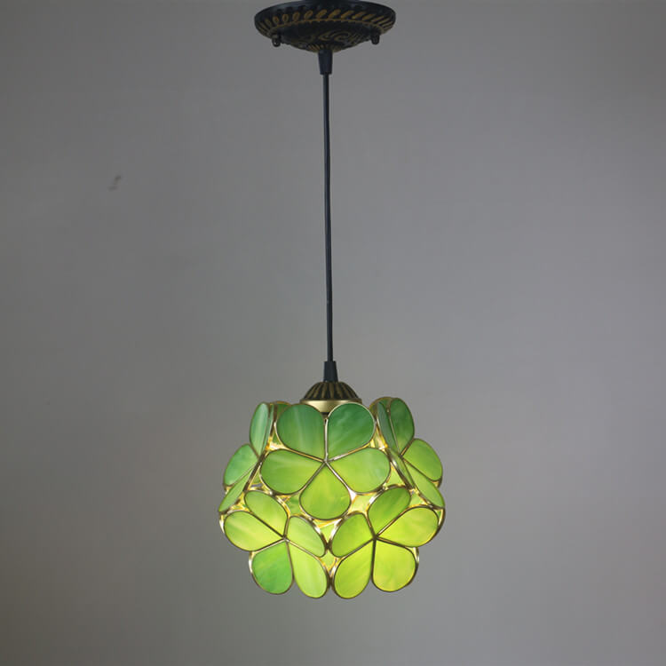 Vintage Glass Pendant Light