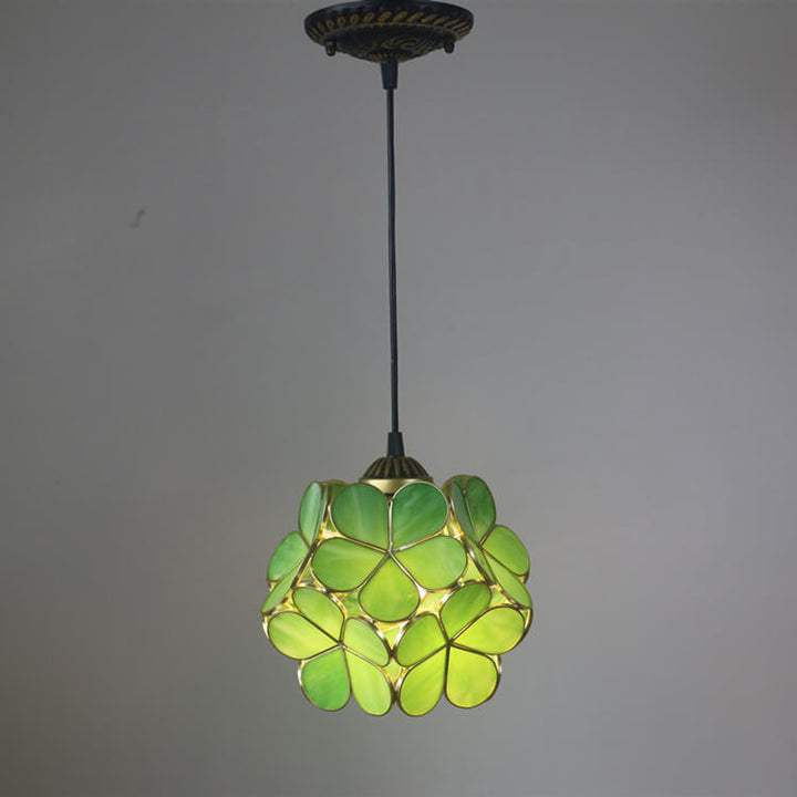 Vintage Glass Pendant Light