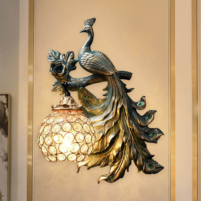 Vintage Resin Wall Sconce