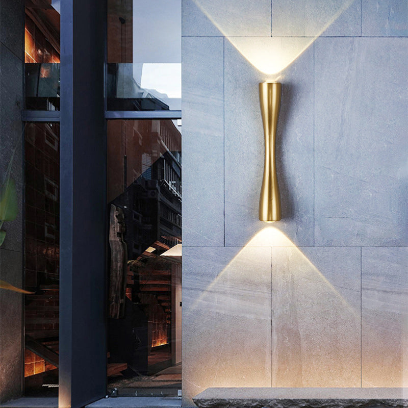 Long Modern 2-Light LED Wall Sconce