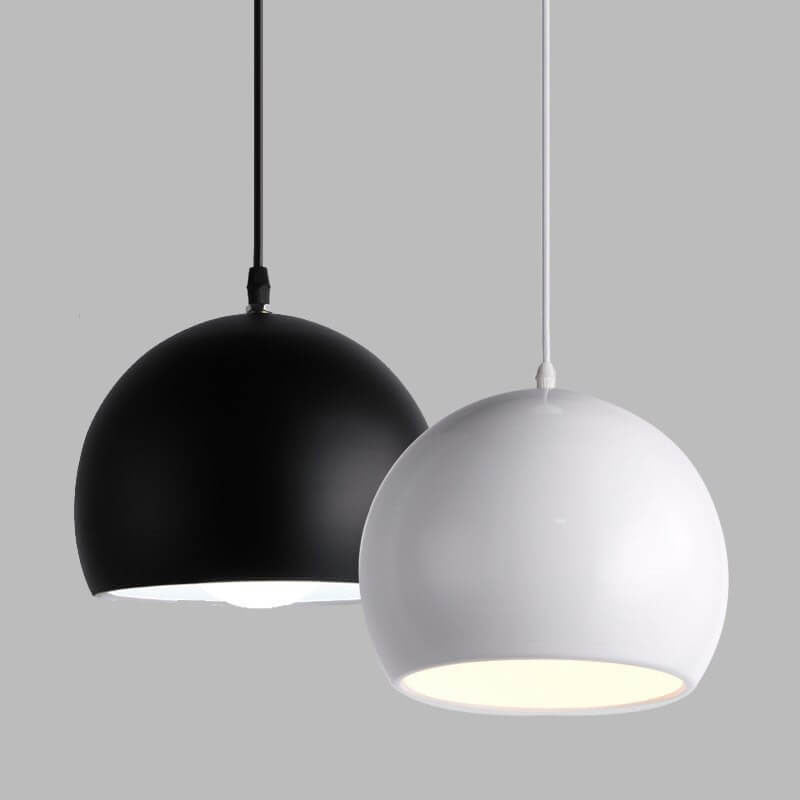 Modern Round Iron Pendant Light